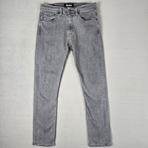 Revtown Jeans Mens 31x30 Stretch Gray Decade Denim Taper Fit Straight Leg - Picture 1 of 12